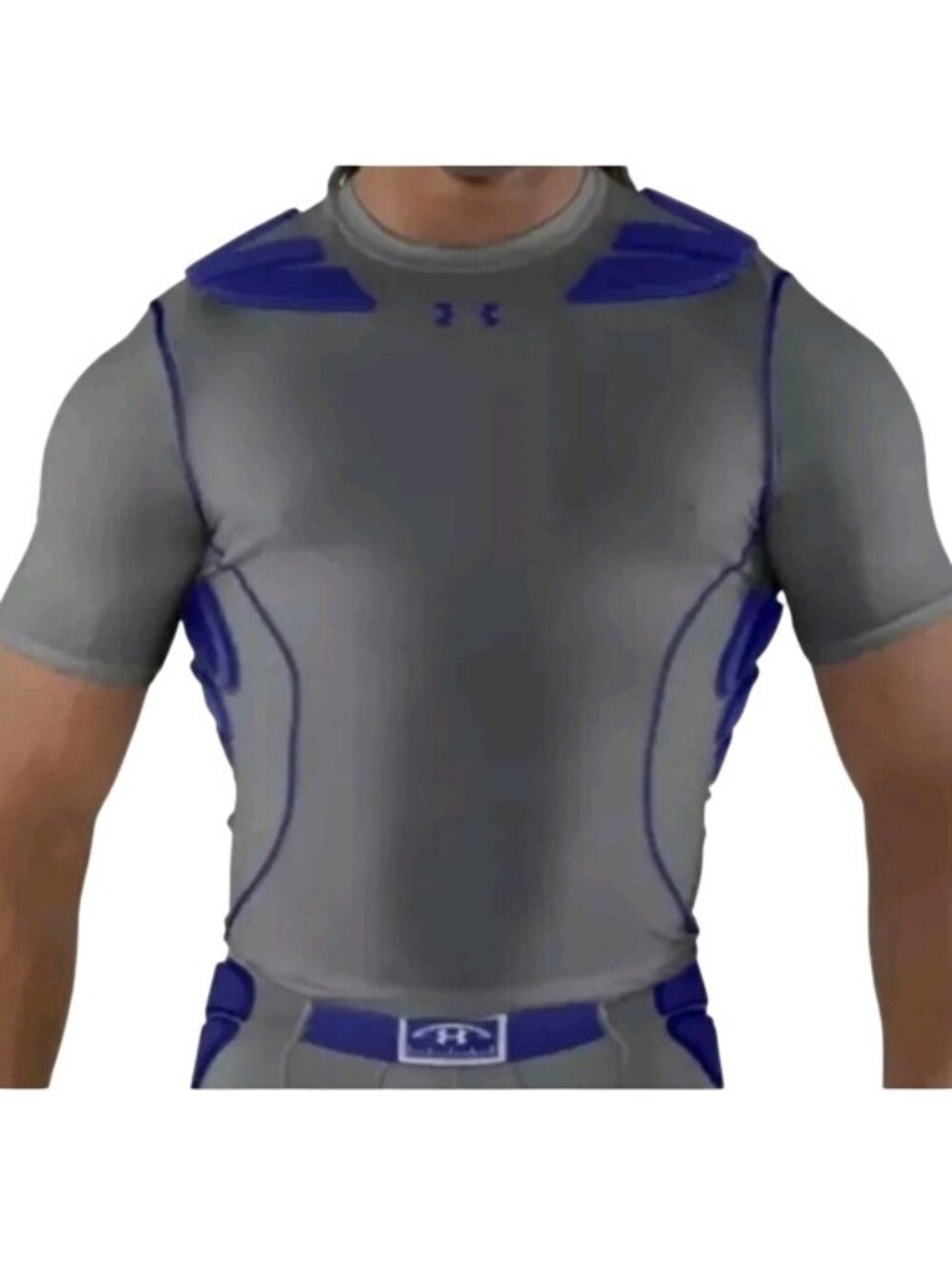 Under Armour GameDay Heat Gear Football Base layer, Graphite Blue, size Medium